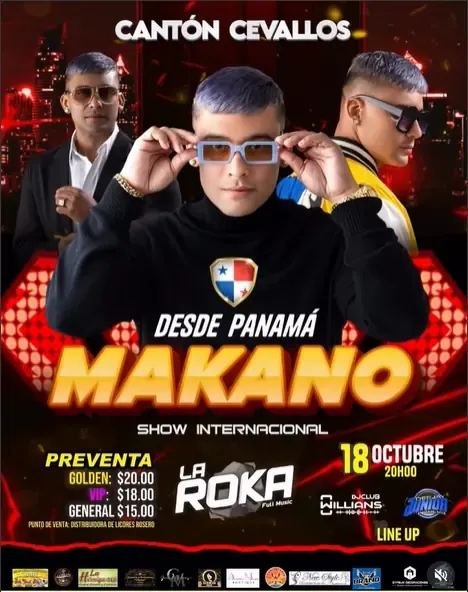 Afiche de Makano en Cantón Cevallos