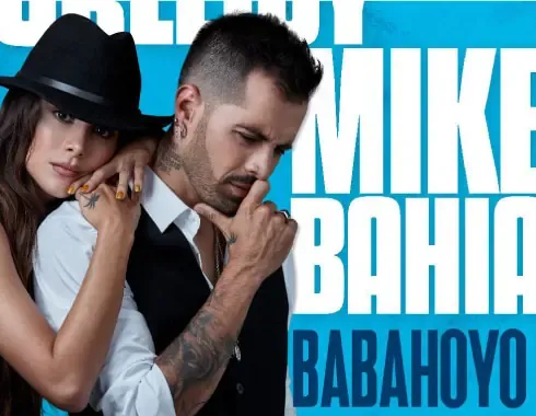 Afiche de Greeicy y Mike Bahía