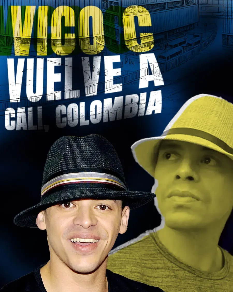 Afiche de Vico C vuelve a Cali