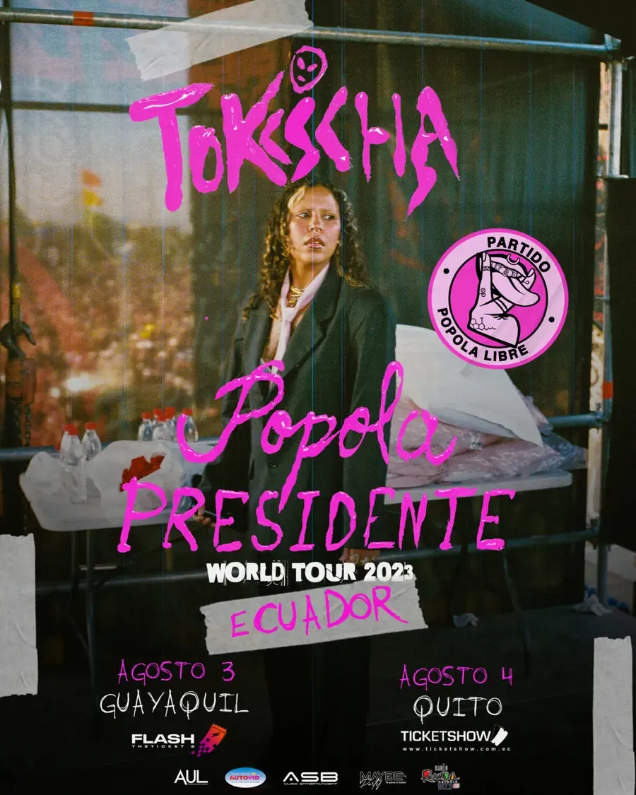 Afiche de Tokischa: Popola Presidente World Tour