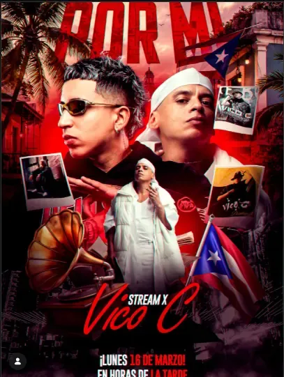 Afiche de Vico C Stream X