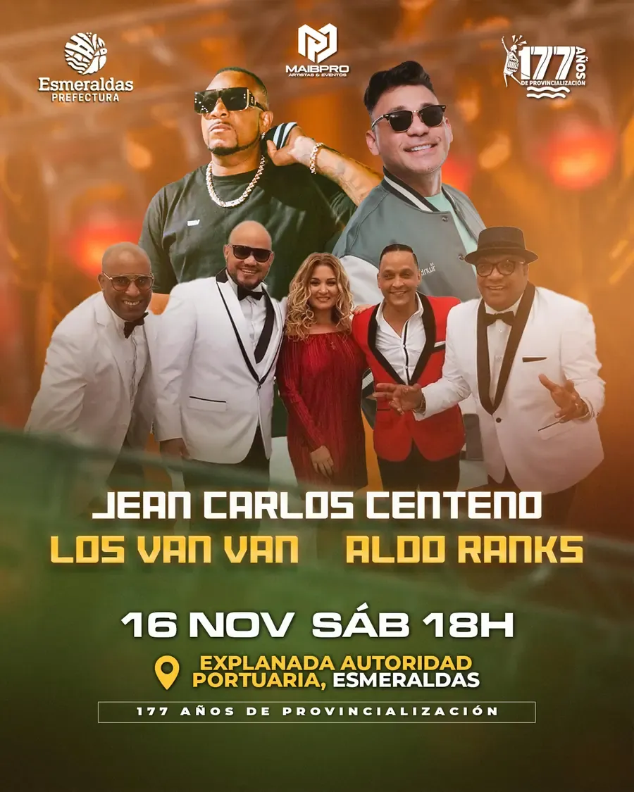 Afiche de Esmeraldas 177 años