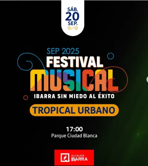 Afiche de Festival Musical Ibarra